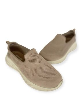 Skechers Go Walk Now Demi Slip-On Sneaker Taupe Women’s Size 8.5 Wide